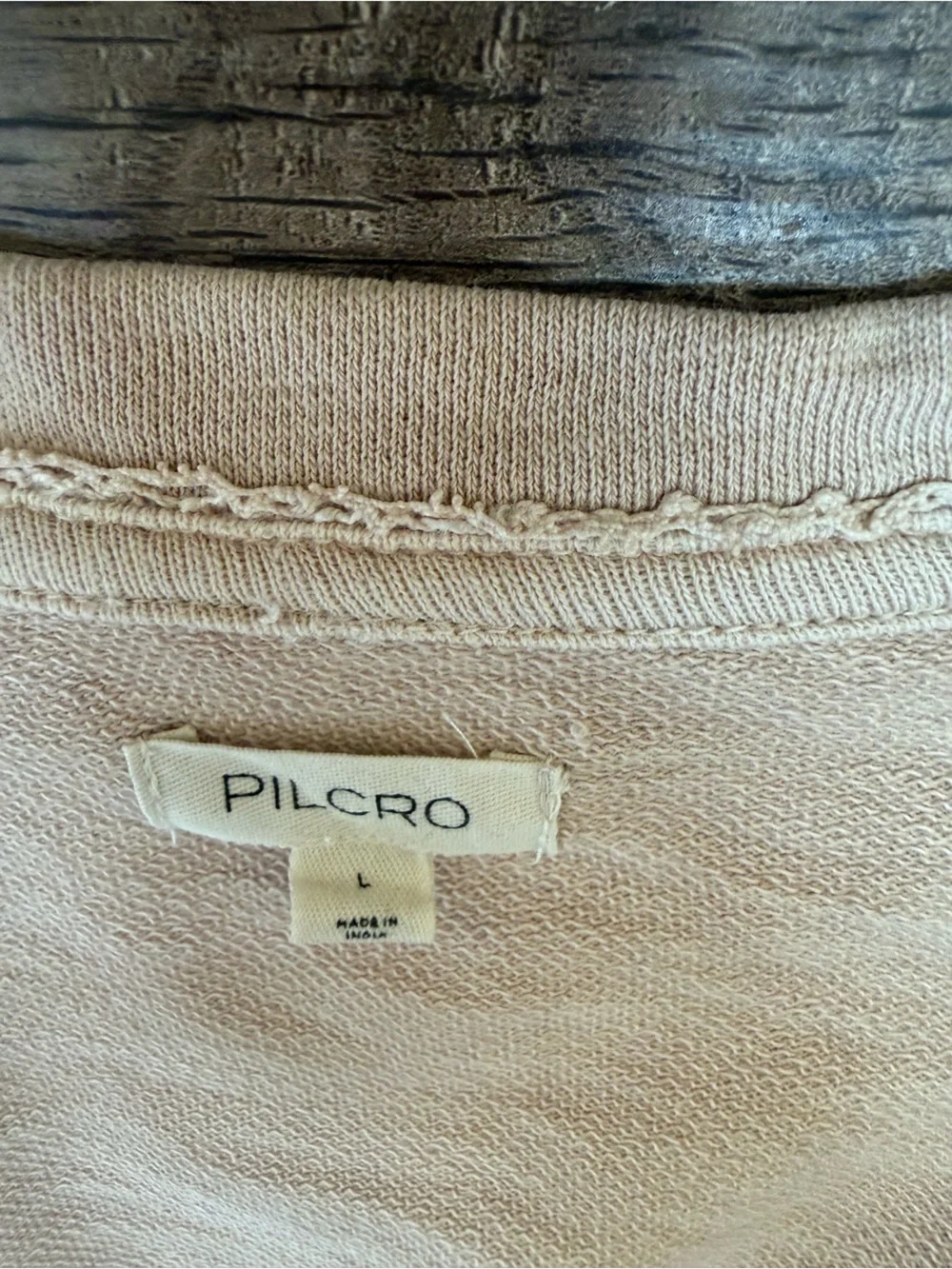 Anthropologie Pilcro Batwing Eyelet Sweatshirt size large